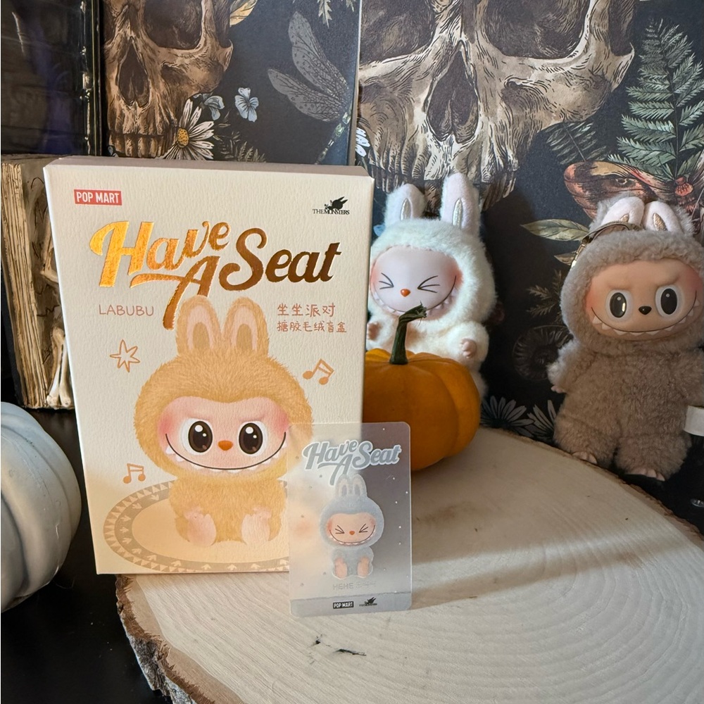 Authentic Brand New Labubu -Have A Seat- HEHE-Vinyl Plush
